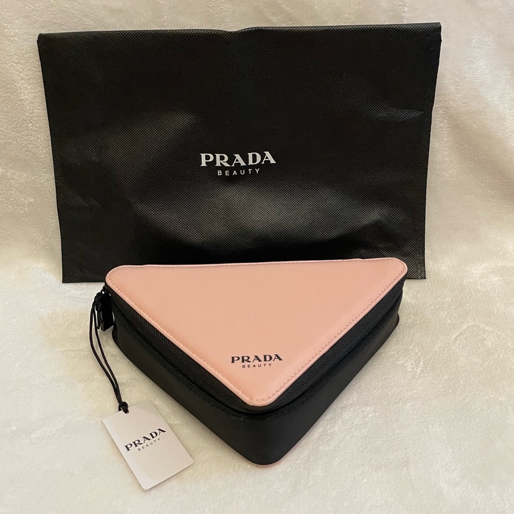Prada Pink Triangle Pouch - Picture 11 of 14